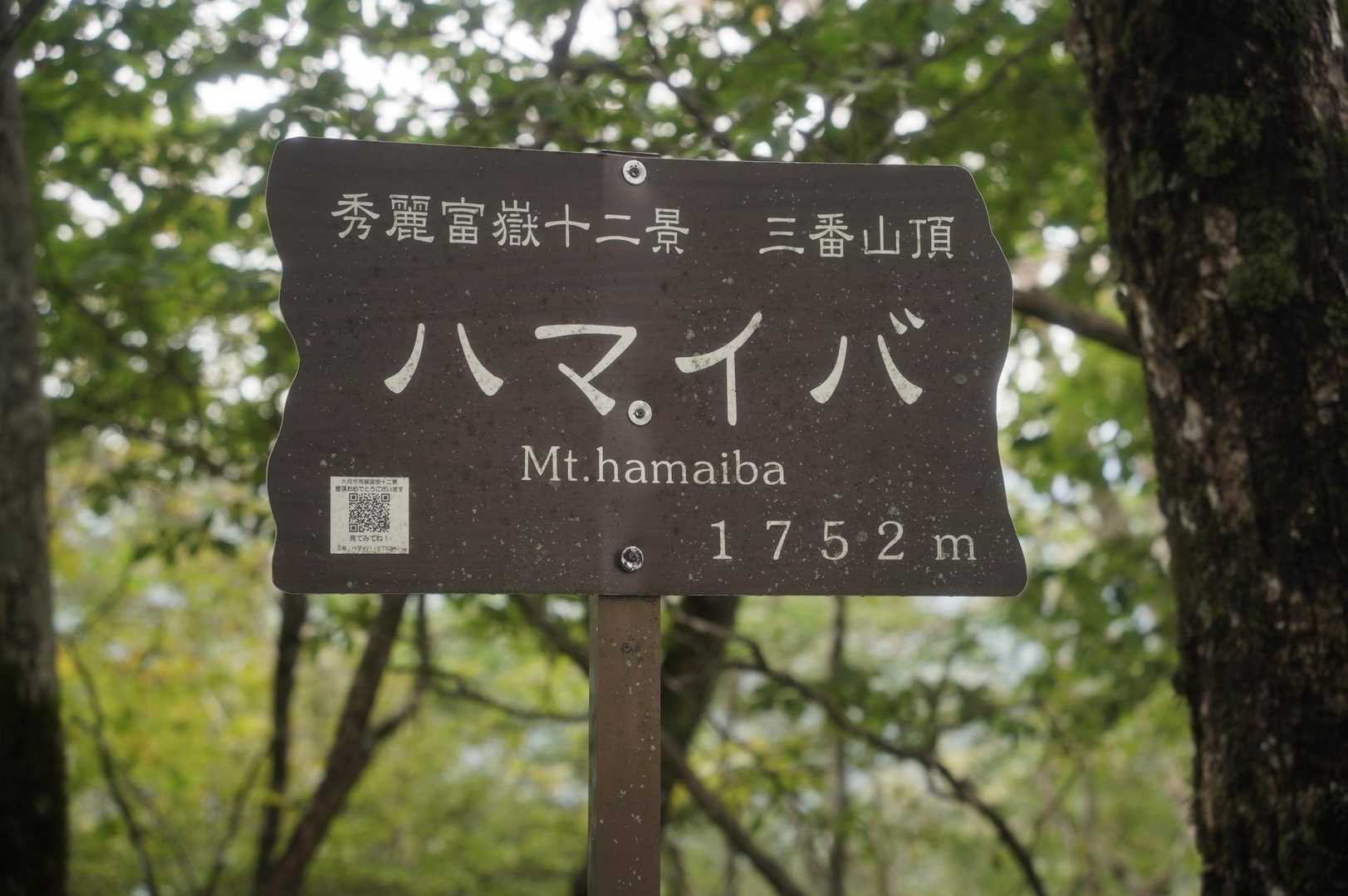 この辺りは面白い名前の山が多い😆