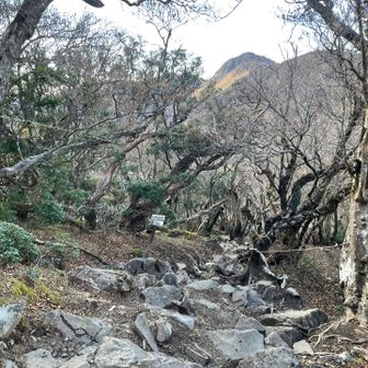 万三郎岳方面へ