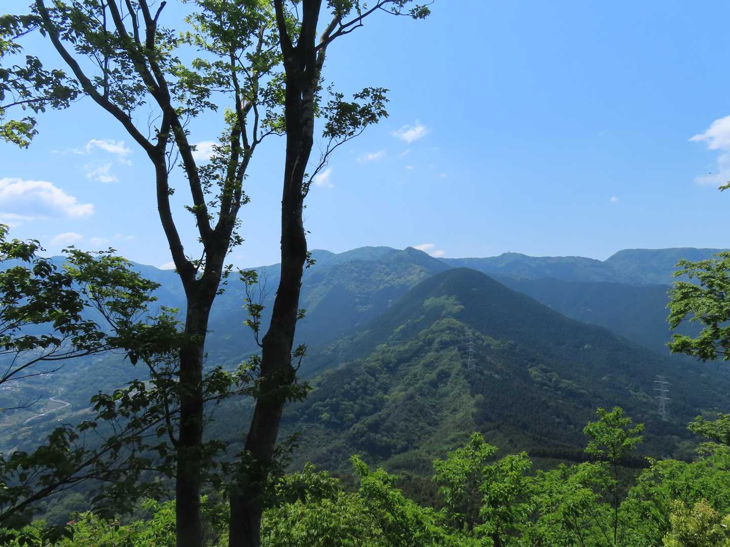 前回はガスガスだった皿ヶ嶺もくっきり