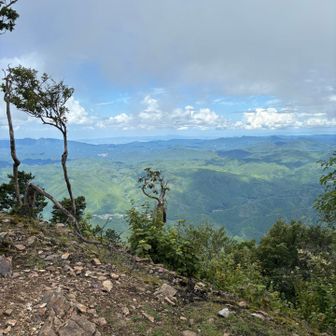 山頂手前からの景色。