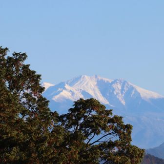山頂の手前で御嶽山✨