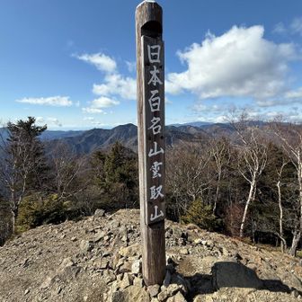 雲取山到着🏔️  雲取山荘で休憩