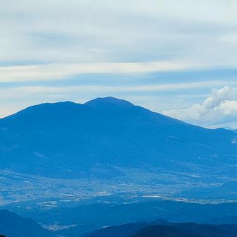 浅間山も今日は雲がかからず