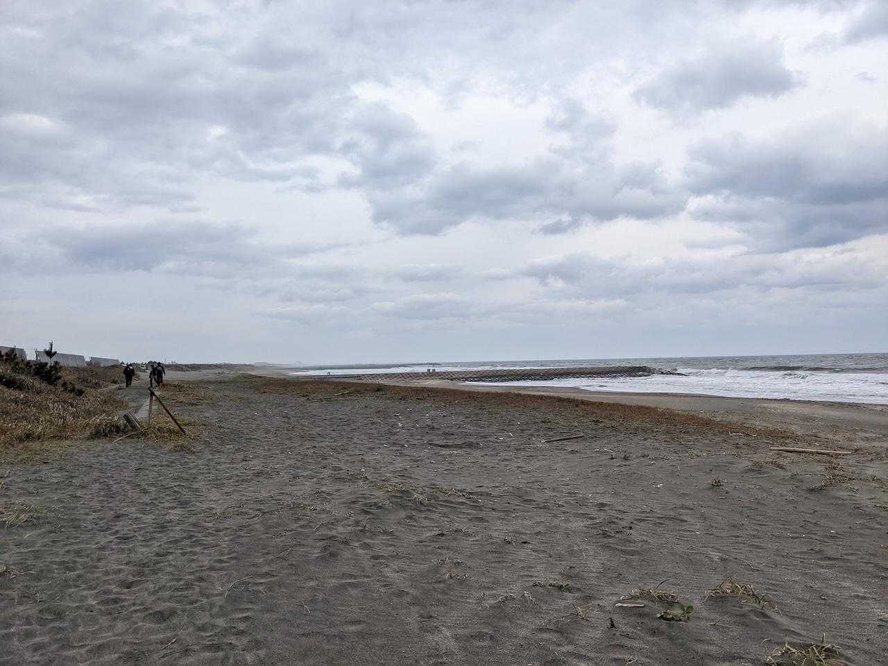 【フラット登山】日本最長級の砂浜　九十九里浜をひたすら北に向かって　の写真