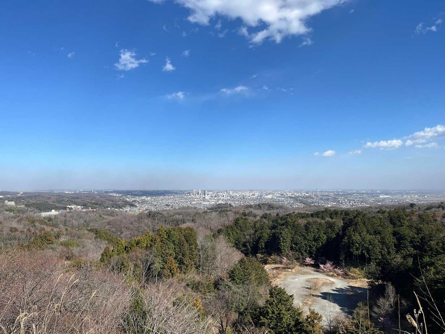 相模原市方面の眺め