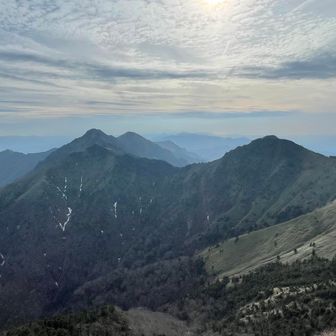 二ノ森、堂ヶ森方向