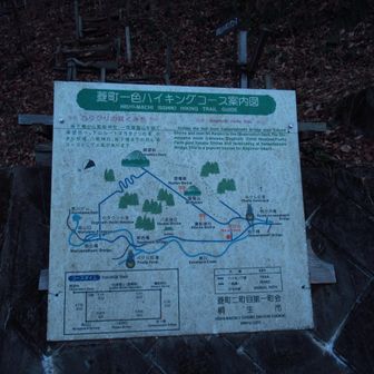 一色ハイキングコース入り口に降りてきました