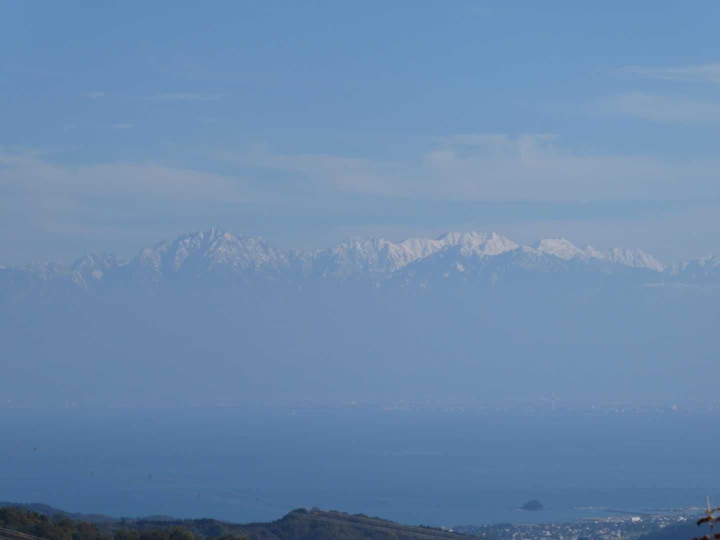 立山連峰🏔️🏔️見えた♪
📸ズームで