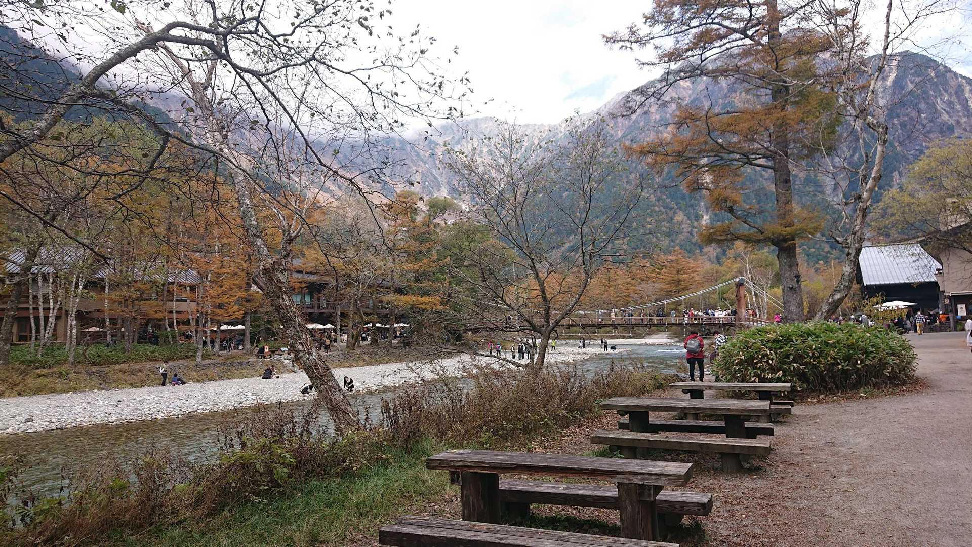 河童橋から岳沢✨