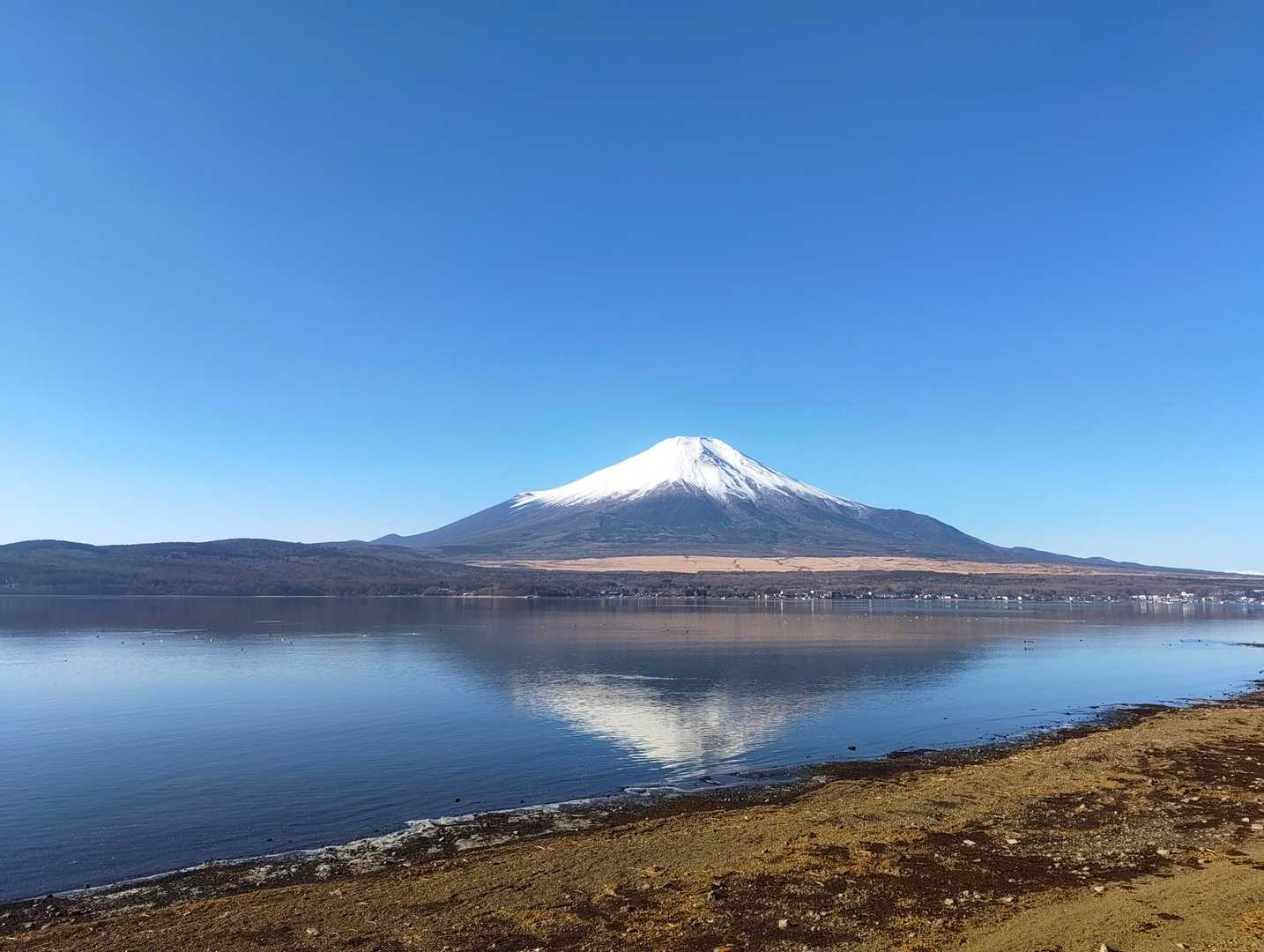 来た❗逆さ富士山🗻