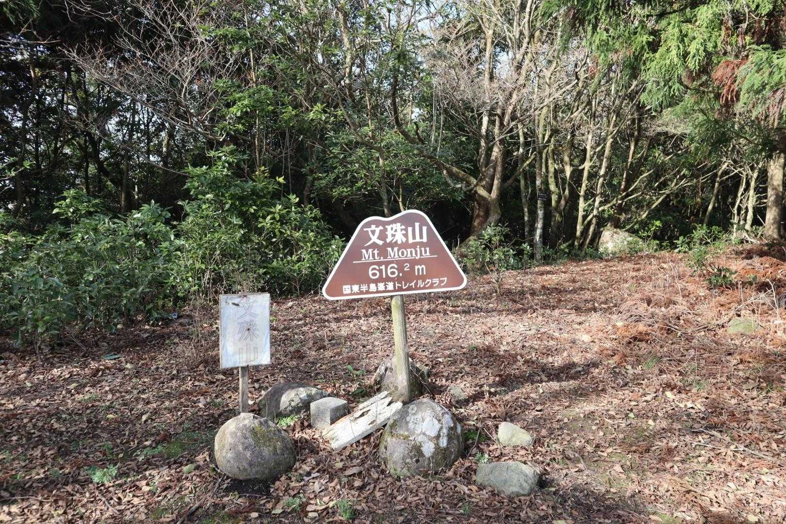 山頂到着。