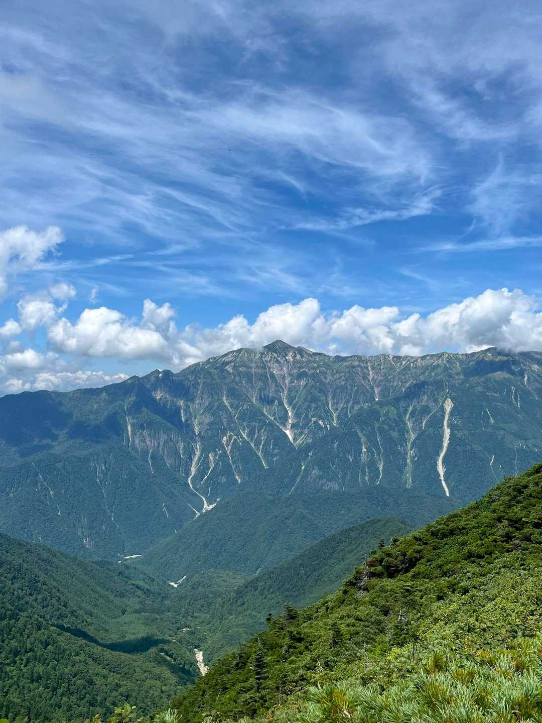 西穂丸山 往復コースの写真