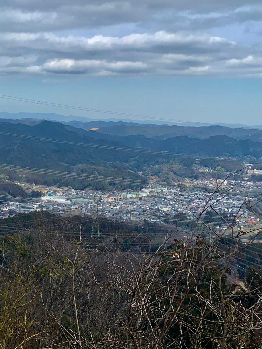 武蔵五日市の街が見える