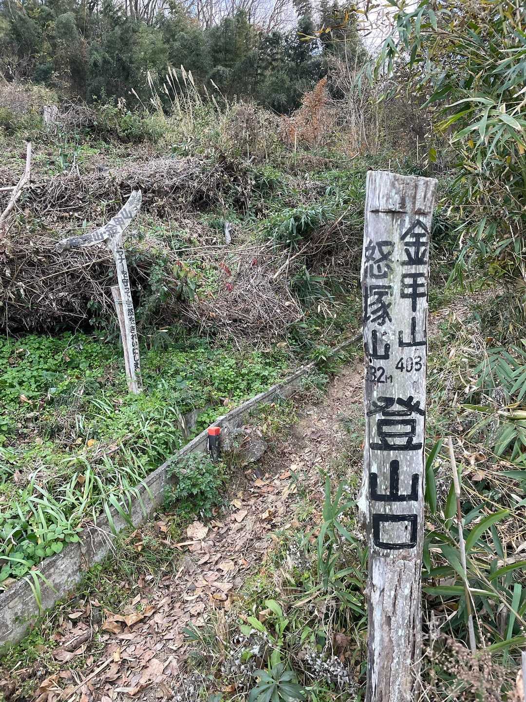 怒塚山-金甲山 往復コースの写真