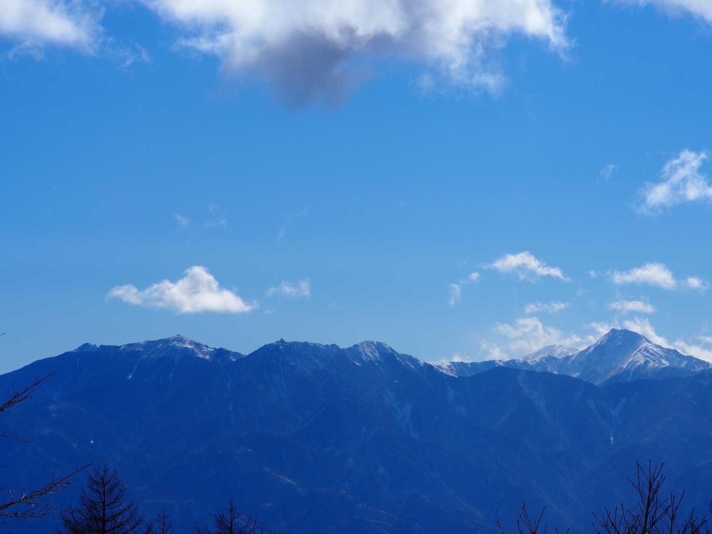 天女山の東屋にて休憩
