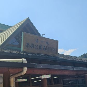 道の駅あしがくぼに下山❗