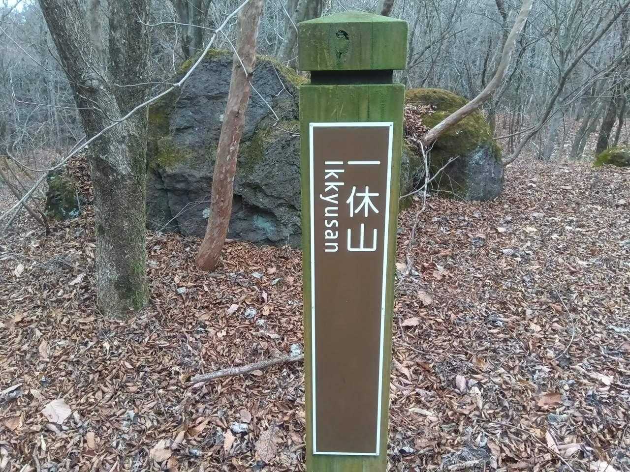 一休山の氷柱もあります