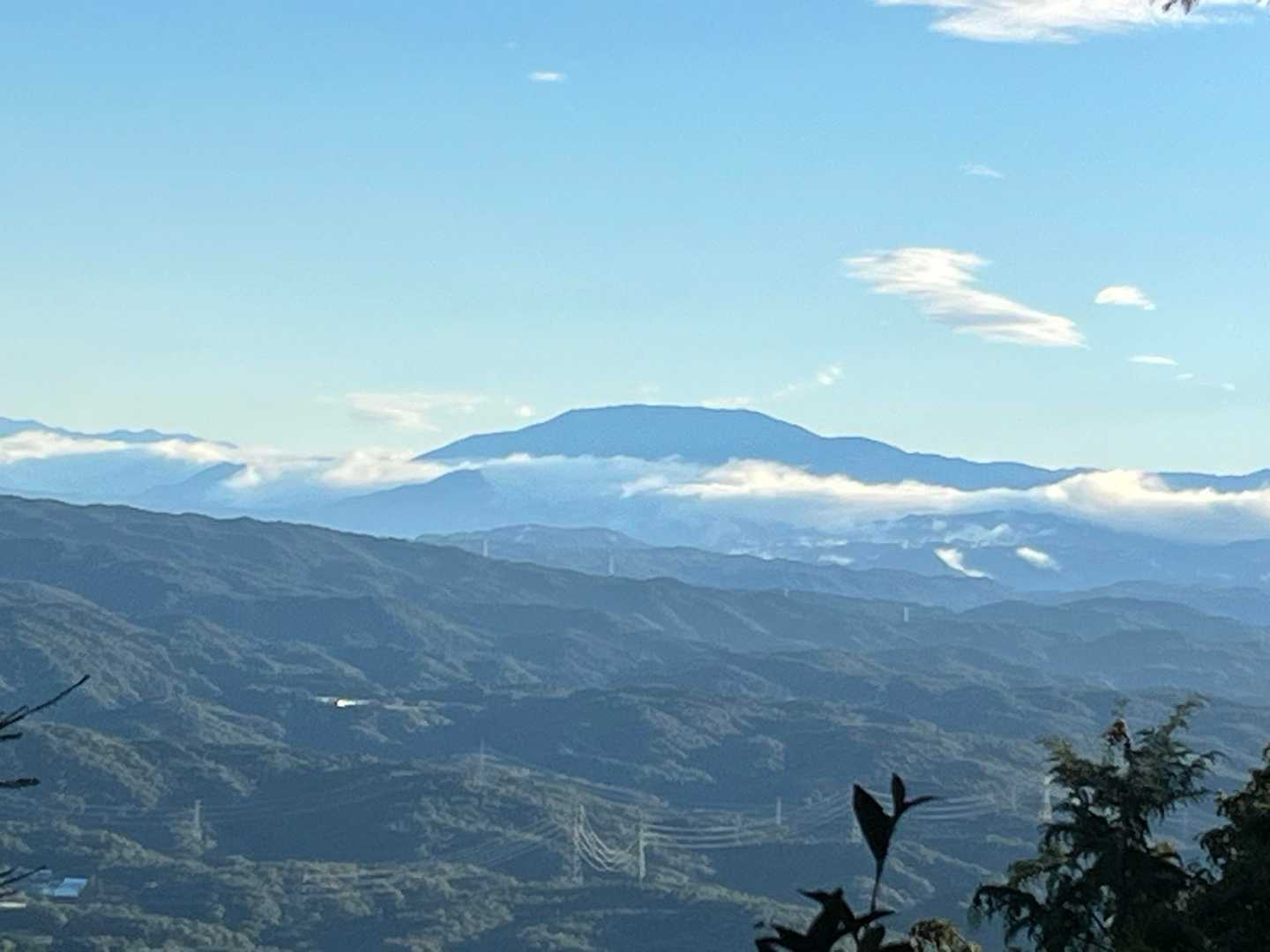 恵那山も綺麗に見えました。