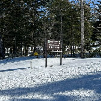 麦倉峠
真っ直ぐ行けば白駒池方向。