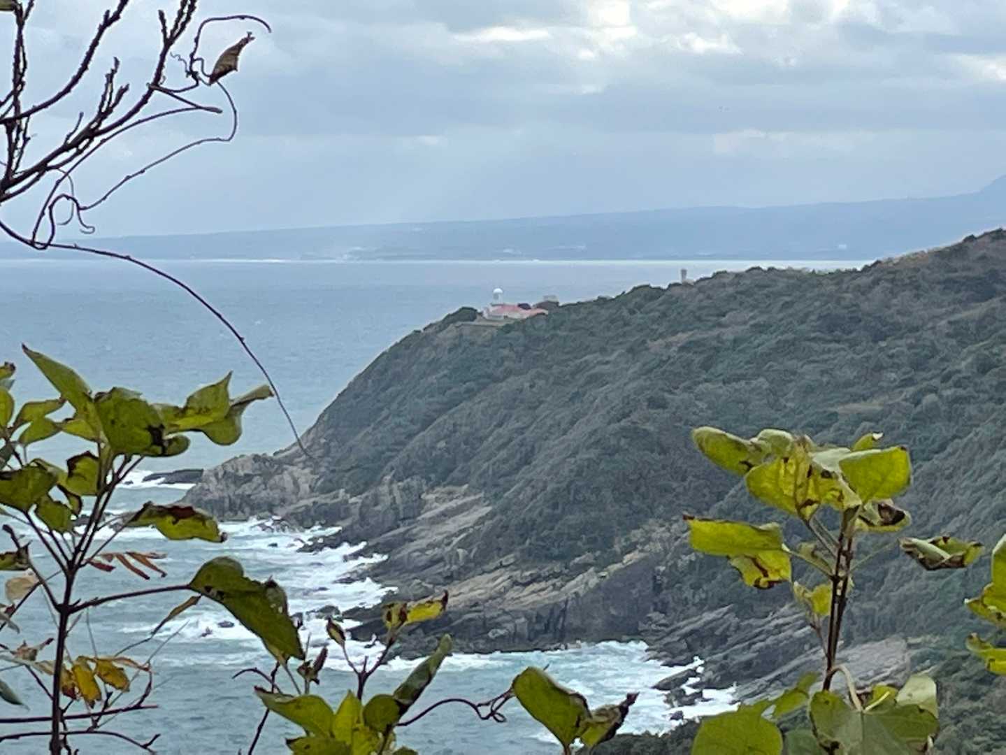 美保関灯台が見えます！