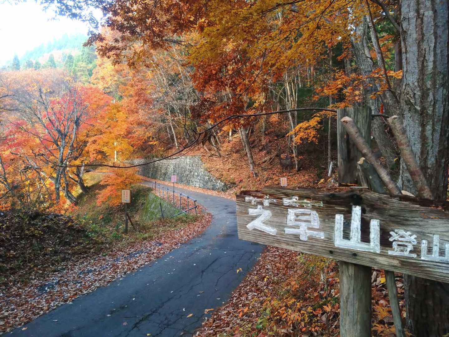 登山口まで戻って来ました