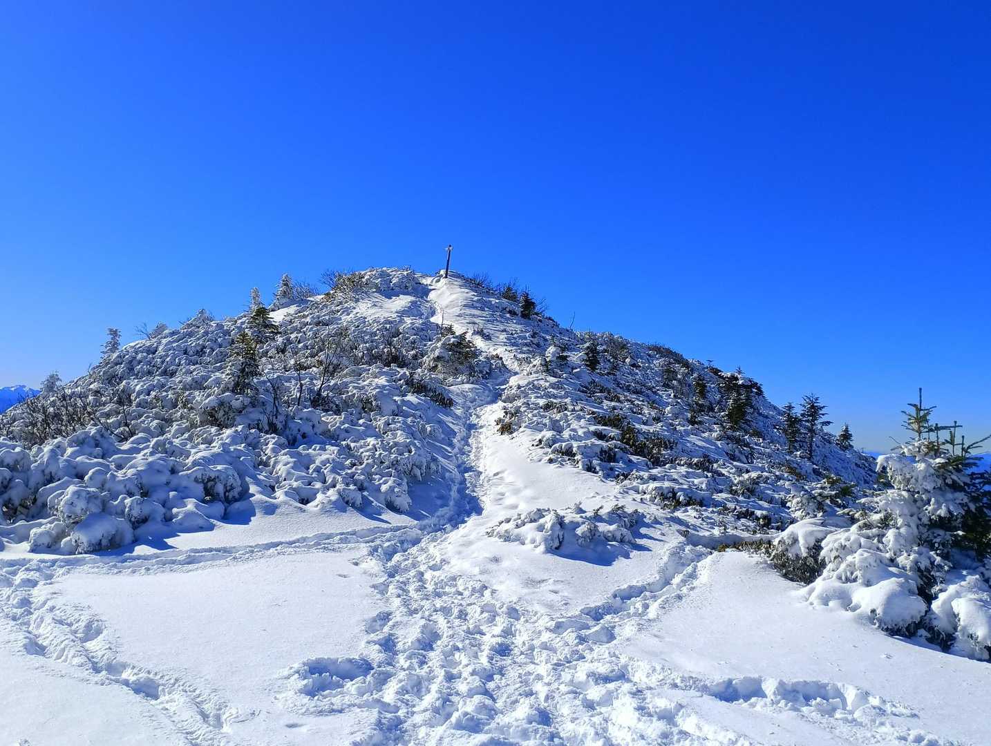 峰の 松目への稜線