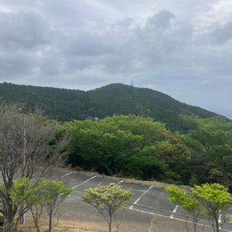 展望台から山頂を望む👀