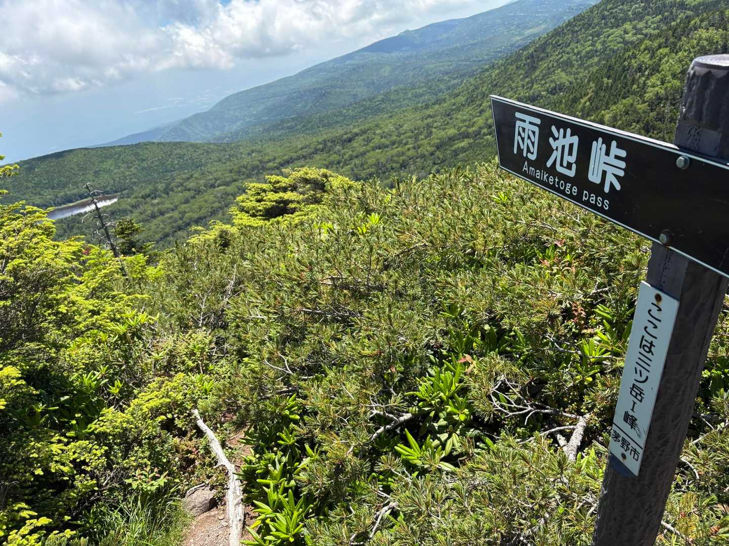 🚩三ツ岳　Ⅰ峰
岩ゾーン🪨が終わってしまった…😞ガクッ