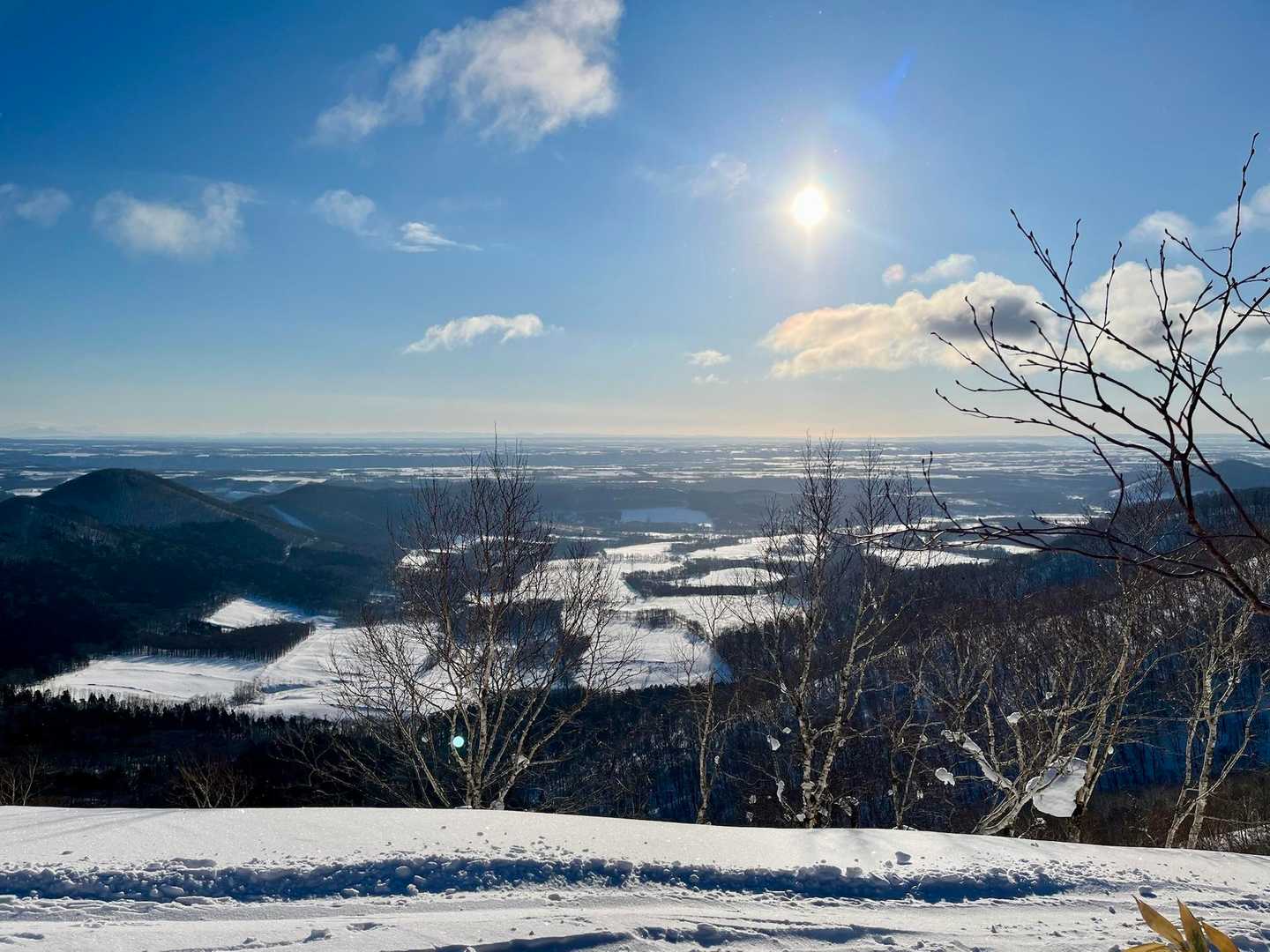 十勝平野いい天気☀️