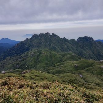 永田岳方面