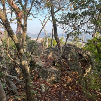 あそこですね、展望岩