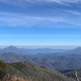 支笏湖方面。これは素晴らしい景色でした。