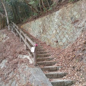 一旦道路に降りて階段から頂上に向かいます←？？？？？？？？？

いやほんまなんぞこれ

つまり…車で…ショートカットできるって…コト！？禁断の術…