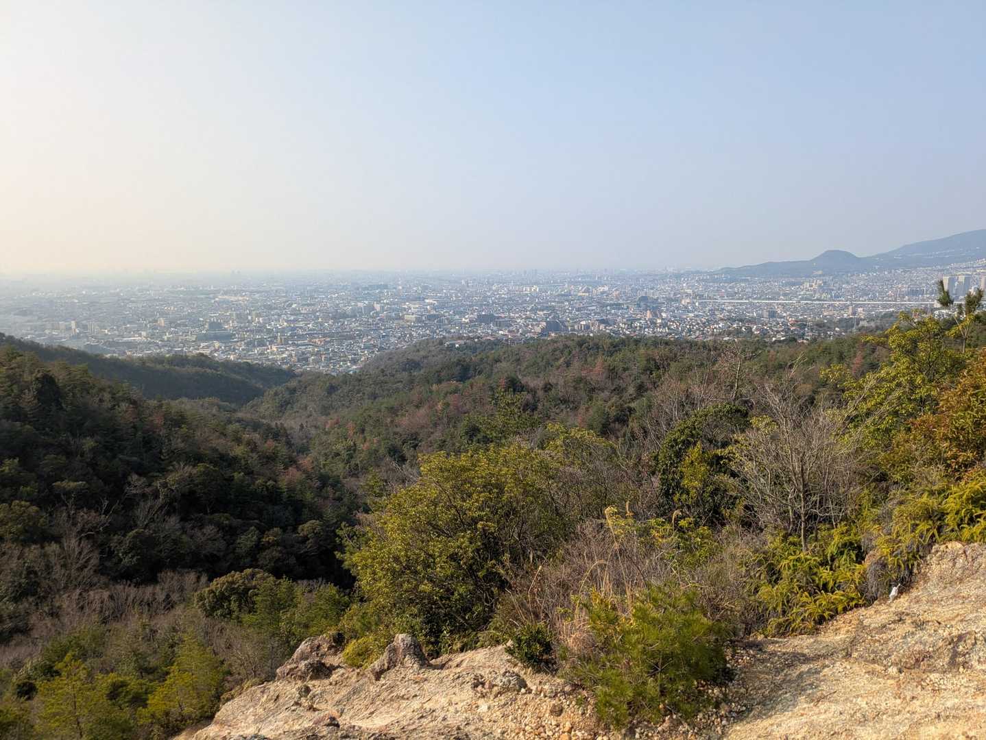 振り返ると景色は最高ですね～(笑)