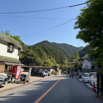バス停でお手洗いを済ませていざスタート！