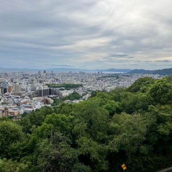 諏訪山⛰️山頂から