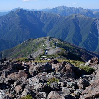南アルプス北部の山々