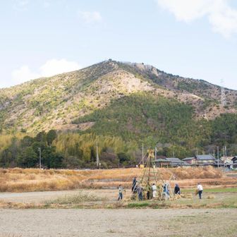 とんどをしている