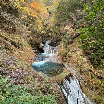 七ツ釜五段の滝