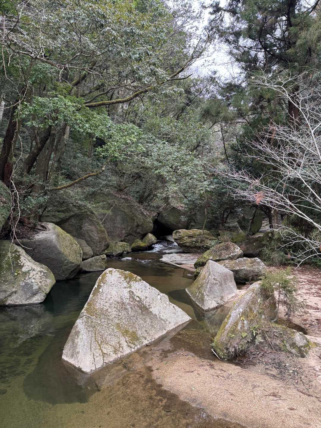 王滝渓谷入口-梟ヶ城址展望台-天下峯 周回コースの写真
