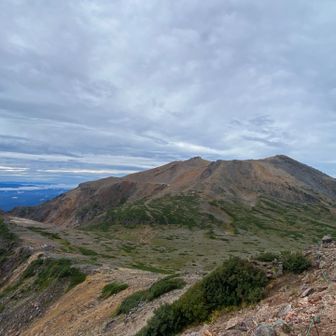 北側から見る御嶽山もかっこ良き✨