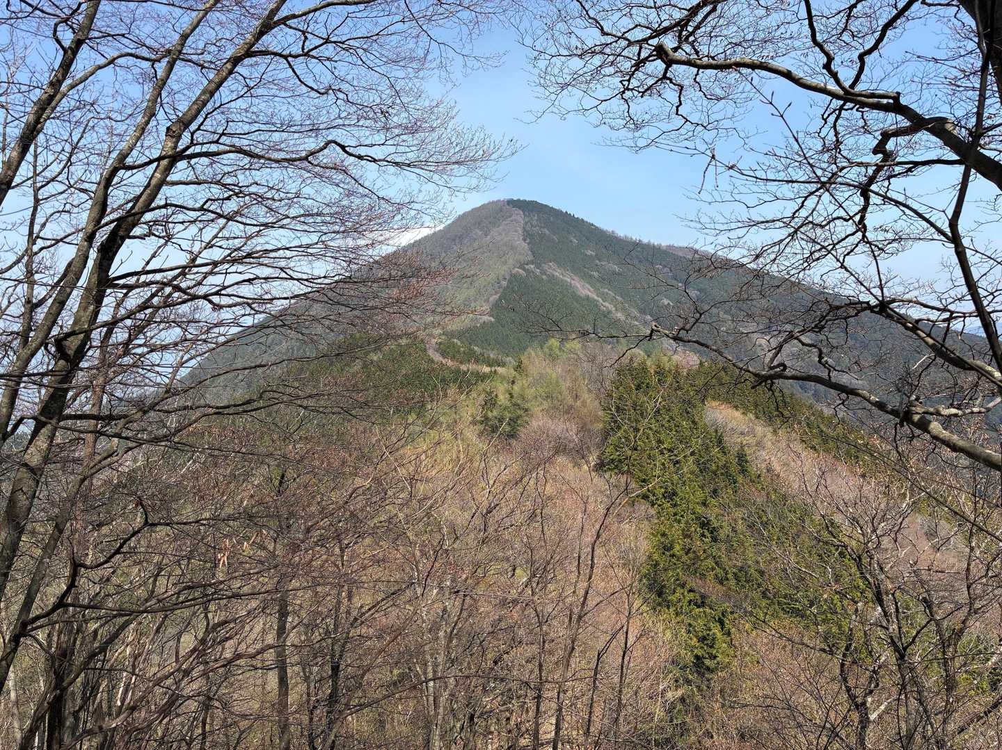 正丸駅-伊豆ヶ岳-武川岳-大持山-武甲山-浦山口駅 縦走コースの写真