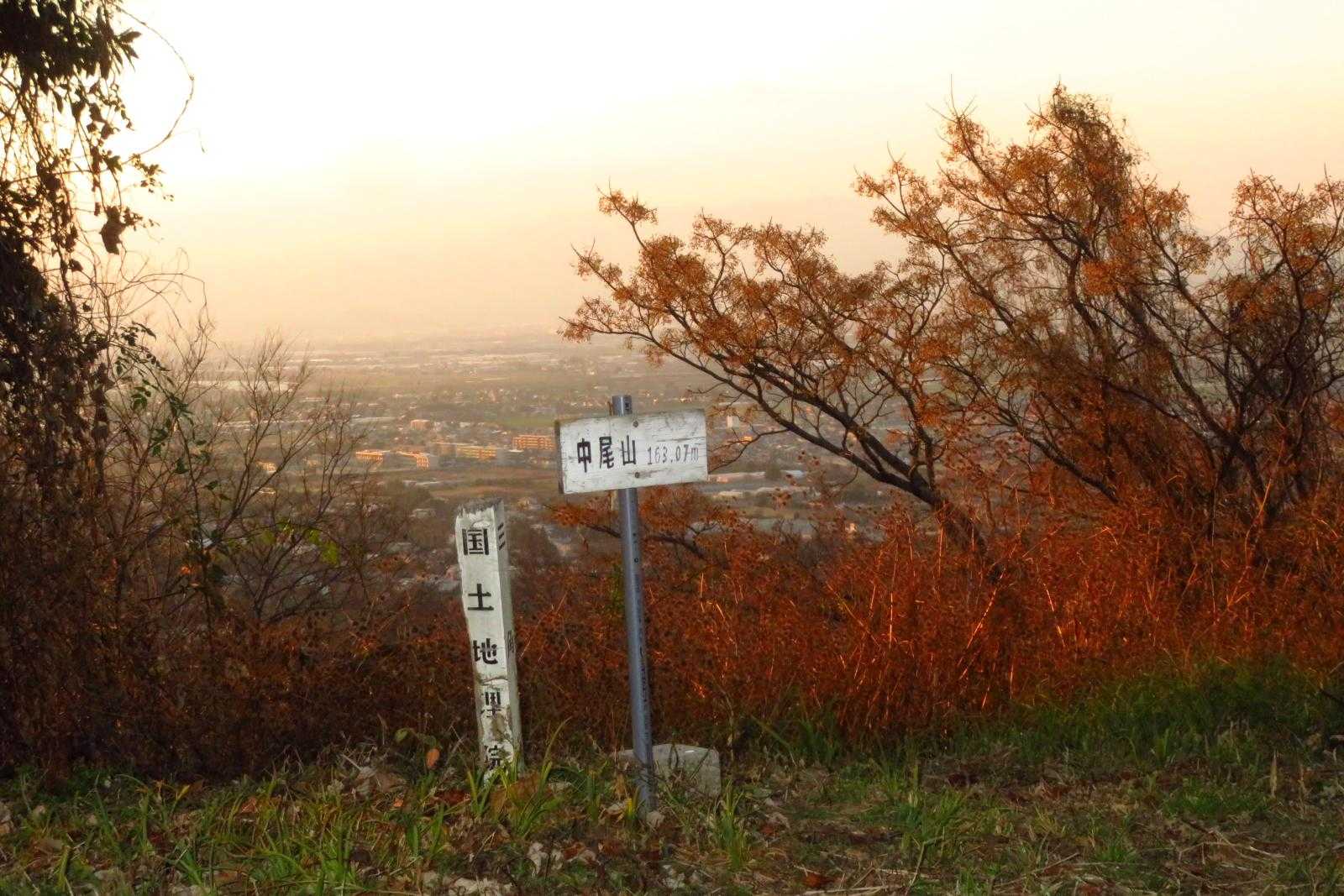 夕映えの中尾山