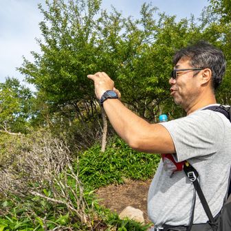 兵庫から遠征で来られた『ひさ123』さん😊
一緒に下山させて頂きました🙇