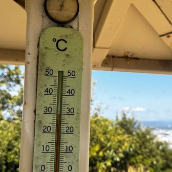 山頂30℃。かなり涼しく感じる(´∀｀)