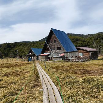 無事に山荘まで戻って来れた〜👍