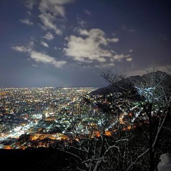 円山頂上からの夜景