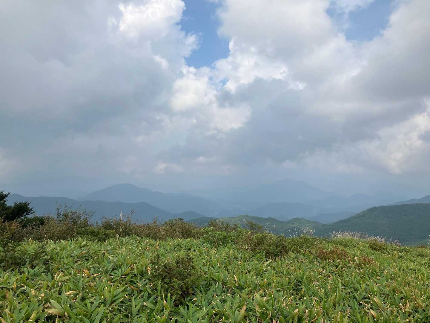 この方向に大山が見えるはずでしたが…🥲