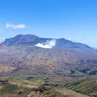 噴煙は少なめ😊