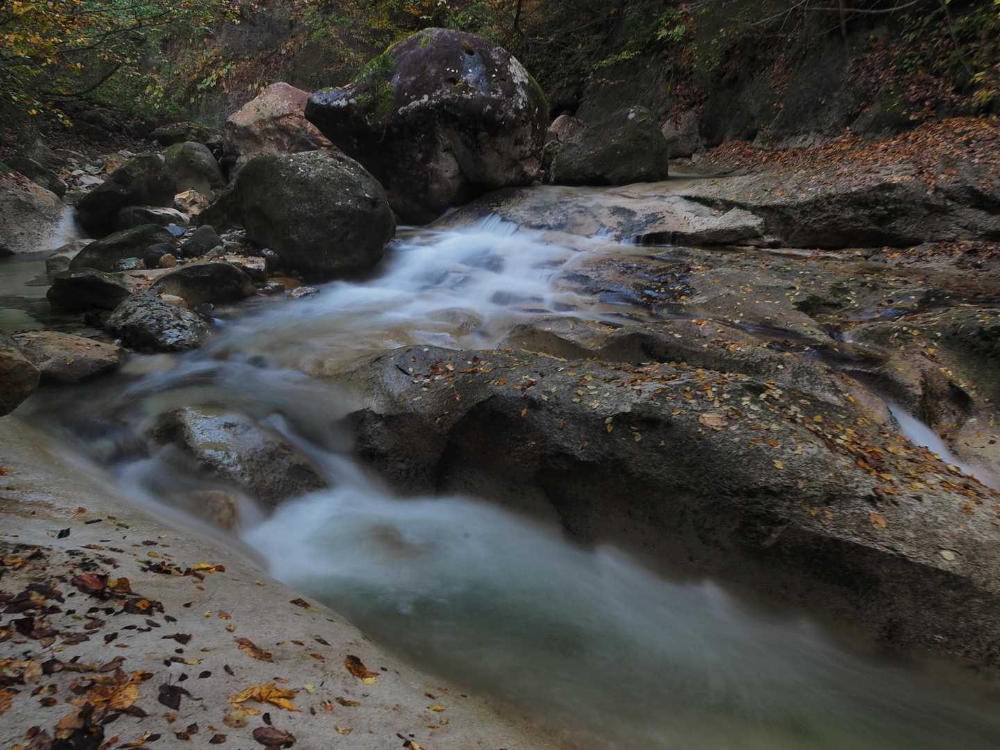 水の流れが綺麗✨